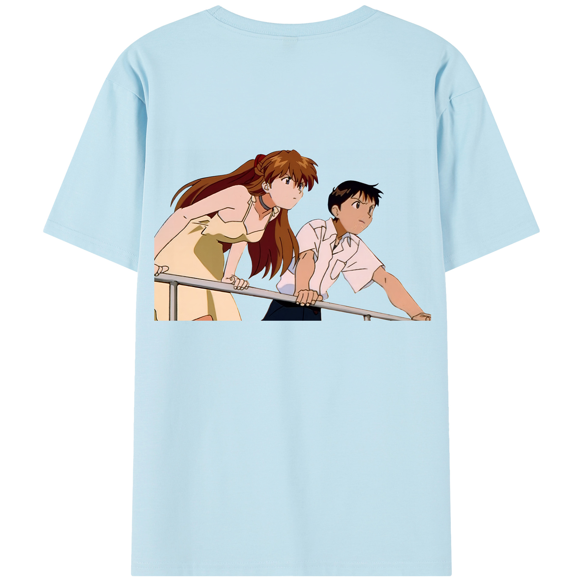 （画像用） EVA 新世紀エヴァンゲリオン 綿100％半袖Tシャツ（背面プリント）